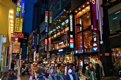 shops in myeongdong